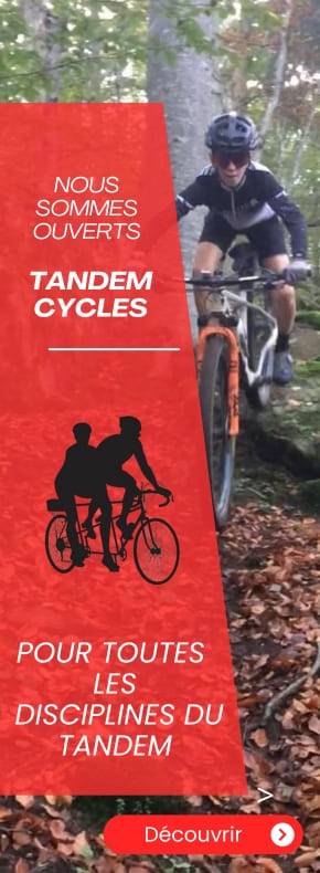 nous sommes ouverts chez Tandem Cycles nous sommes ouverts chez Tandem Cycles