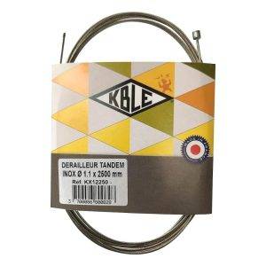 Câble de dérailleur Tandem TRANSFIL Kble 2500mm inox