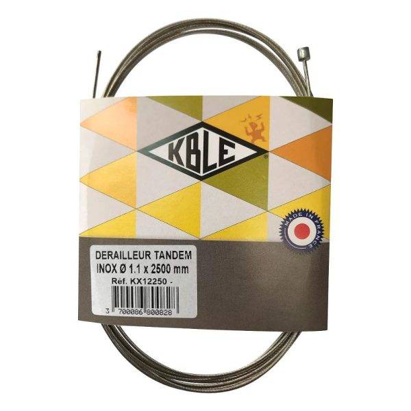 Câble de dérailleur Tandem TRANSFIL Kble 2500mm inox