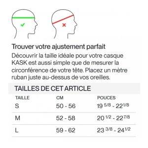 Casque KASK Mojito³ blanc/rouge Taille M – Image 2