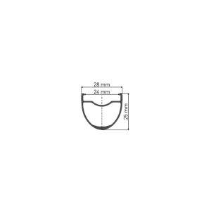 Roue avant DT SWISS HG 1800 Spline 25 DB 12x100mm 700C – Image 2