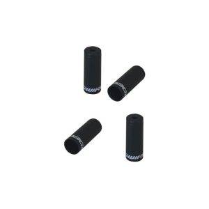 2 embouts de gaine dérailleur ICESTOP 4mm alu noir
