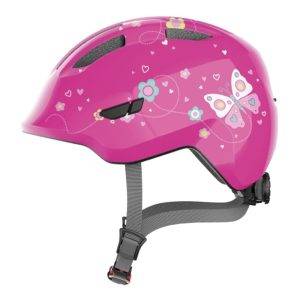 Casque enfant ABUS Smilley 3.0 papillon rose Taille M