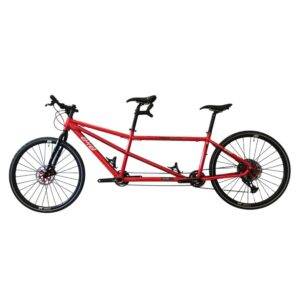 Tandem cyclotouriste EXS alu fourche acier 1x12V Sram GX Eagle Freinage Disc Hope Tech4 Evo TR4 roues DT Swiss HG1800 700x32C couleur au choix 47-43cm – Image 2